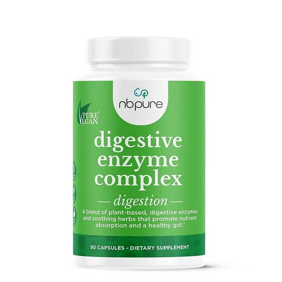 nbpure Digestive Enzyme Complex, Once Daily, 90 Capsules
