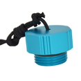 thumbnail image 1 of Aluminum Alloy Diving Tank Valve Dust Plug Cap Replacement Scuba Diving DIN Tank External Thread Blue, 1 of 8