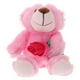thumbnail image 1 of Lindo oso de peluche para San Valentín, peluche navideño con rosa, divertido peluche para novia, regalo de Navidad para San Valentín, 1 of 7