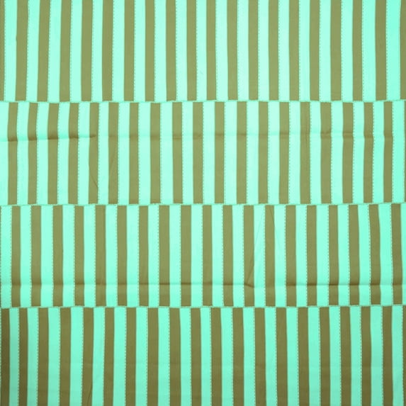 Ahgly Company Indoor Square Abstract Turquoise Blue Contemporary Area Rugs, 3' Square