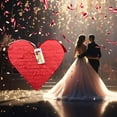 thumbnail image 3 of APINATA4U Red Heart Pinata, Wedding Party Supplies, Bridal Shower & Valentines Day Gift, Love Theme Party Decor, Romantic Heart Pinata for Weddings & Anniversaries, Party Favor, 17 X 17 X 4 Inches, 3 of 5