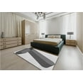 thumbnail image 4 of Ahgly Company Indoor Rectangle Patterned Platinum Silver Gray Area Rugs, 5' x 8', 4 of 6