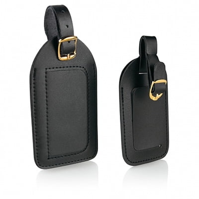 Hitchhiker Travel Tag Trackable BLACK-2 pack 