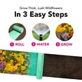 thumbnail image 7 of GrowTrax 20-ft. x 1-ft. Annual Sun to Partial Shade Pollinator Wildflower Mix Seed Blanket, 0.7 lbs., 7 of 7