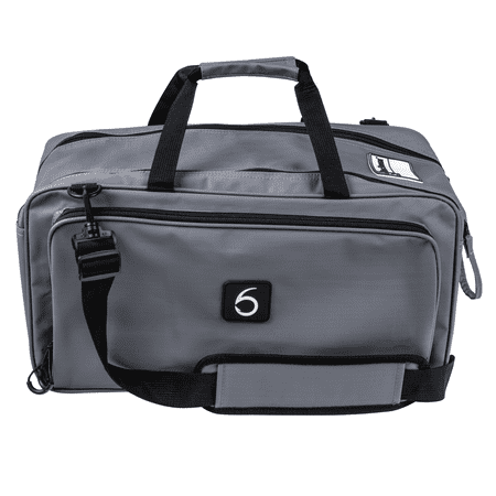 6th Sense Travel Bait Bag Fishing Tackle Storage Organizer with Large Main Compartment and Zippered Pockets