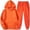 #0-Orange, variant on Azrian Womens Sweater Fall Two Pieces Hooded,Plus Size Womens 2PCS Activewear Sets Outfits Men's and Women's Sports Tracksuits Long Sleeve Pullover Hoodies Fall Winter Suit