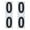 Black, variant on Toptie 2 Sets Tennis Score Keeper Visible 0-9 Double Sides Flip Scoreboard Numbers-Black/Red-2.5 x 5 Inch