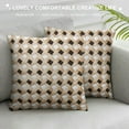 thumbnail image 3 of GOSMITH  Jada Decorative Throw Pillow Covers, Pillow Insert not Included, Premium Woven Design, Living Room Décor, White, 3 of 5