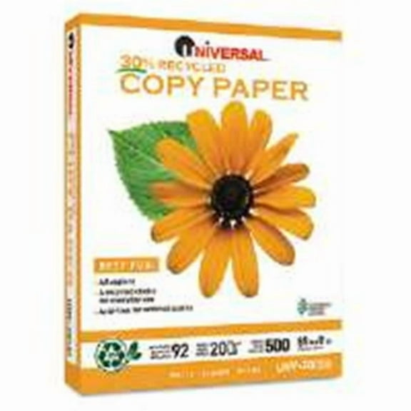 UNV20030 30% Recycled Copy Paper - White