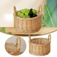 thumbnail image 2 of TIELUTT Vigne Tissée avec Poignée Rangement de Jardin Portable Utilisé pour Pique-Niquer Pâques Contenant Réutilisable pour Préparation de Repas Rangement de Garde-Manger Contenants de Rangement pour Congélateur Scellage sous Vide Contenant à Café Contenant Alimentaire, 2 of 8