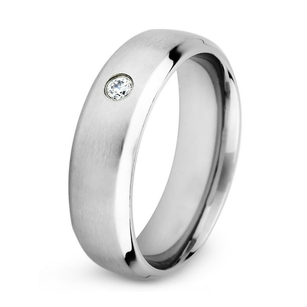 Coastal Jewelry Coastal Jewelry Cubic Zirconia Brushed Finish