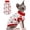 Red, variant on UOSIA Sphynx Cat Clothes Soft Hairless Shirt Turtleneck Pullover Kittens Pajamas Sweater for Cornish Rex, Devon Rex