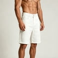 thumbnail image 5 of ZRGHAOYLQ Men's Straight Leg Denim Shorts Trendy Baggy Outdoor Jean Shorts Mid Waist Vintage Summer Shorts with Pockets, 5 of 8