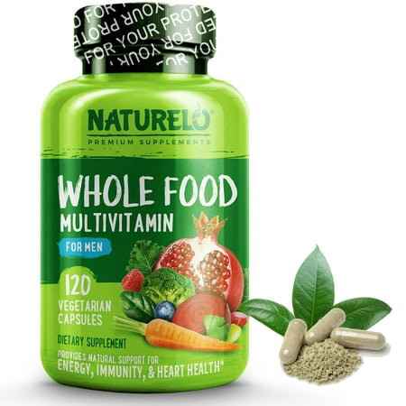 Whole Food Multivitamin for Men - Vegan/Vegetarian - 120