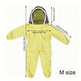 thumbnail image 4 of SNKSDGM Kids Full Body Beekeeping Suit with Mesh , Zip Up Multi Pocket Protective Coverall for 7-12 Years Old YE1 7-9Years, 4 of 9