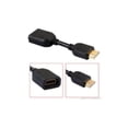 thumbnail image 1 of Adaptador HDMI macho a hembra de 11 cm con rotación de 360°, negro, 1 of 1
