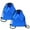 Blue, variant on Drawstring Backpack Sports Gym Bags, Draw String Back Bag Drawstring Bags Bulk for Sports, Gym, Travel, Swimming, Beach (Blue)