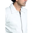 thumbnail image 6 of Men's White Leather Jacket, 6 of 8