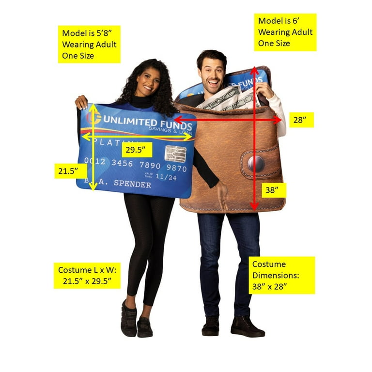 Rasta Imposta Halloween Funny Costume Tunics, Men's Brown Wallet