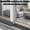 Black#2, variant on Adhesive Plastic Water Baffle Sink Guard - Kitchen Counter Water Stopper Strip - Splash Guard for Sink Edge - Countertop Drip Protector - 78.74 Inch Long Flexible Seal Strip