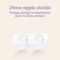 thumbnail image 6 of Lansinoh Contact Nipple Shield, 2-24mm Nipple Shields with Case, 6 of 13