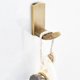 thumbnail image 2 of Brass Coat Hook Heavy Duty Wall Mounted Plated Towel Robe Clothes Hook Rack for Bath Kitchen Garage(Bronze), 2 of 3