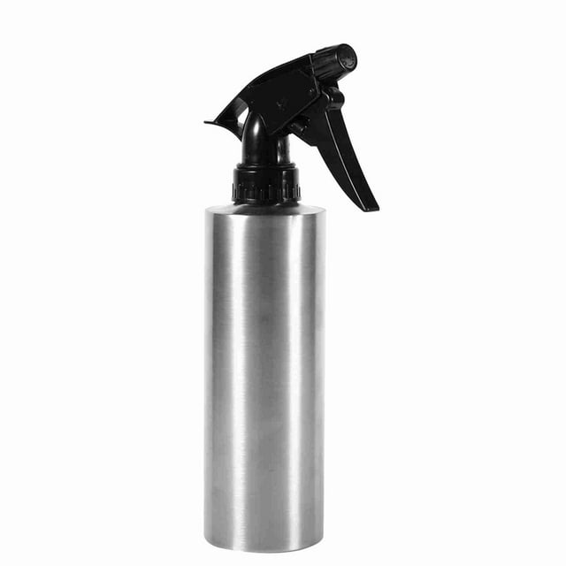 Regadera a presión multifuncional de acero inoxidable 304 para flores, 350 ml