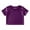 Purple, variant on CONZONE Girls Summer Tops Short Sleeve Solid Color Crop Tops For Girls Crew Neck Fashion Dance Performance Children T-Shirts Size 3-4 Years Black