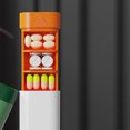 thumbnail image 3 of 7 Day Small Medicine Organizer, Portable Weekly Pill Box with Plastic Construction, Stylish and Travel Friendly, 3 of 7