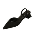 thumbnail image 2 of Willtoo Pointed Toe Mule Sandals for Women, High Heel Slippers for Office, Spring Casual Sandal, 2 of 7