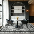 thumbnail image 6 of Sonoro Kate 9x12 Area Rugs for Living Room Bedroom, Non Slip Boho Machine Washable Indoor Floor Carpet, Gray, 6 of 8