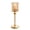Golden Large, variant on KGJQ Glass Candle Holder, European Style Pillar Candle Holder, Metal Tall Candlestick for Pillar Candles And Tealights, Romantic Table Centerpiece for Wedding Party Home Decor