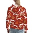 thumbnail image 2 of Hoodies for Women - Abstract Cartoon Horse Flower_A Comfrt Colour Drawstring Women'S Fashion Hoodies & Sweatshirts, Fall Outfits Clothes for Women 2024 Pullover with Kangaroo Pocket, 2 of 7