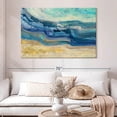 thumbnail image 2 of Elephant Stock Currents Wall Art - Horizontal Canvas Wall Art - Living Room Wall Decor - Abstract Canvas - Beige And Blue Decor By Albena Hristova - 51" x 34", 2 of 8
