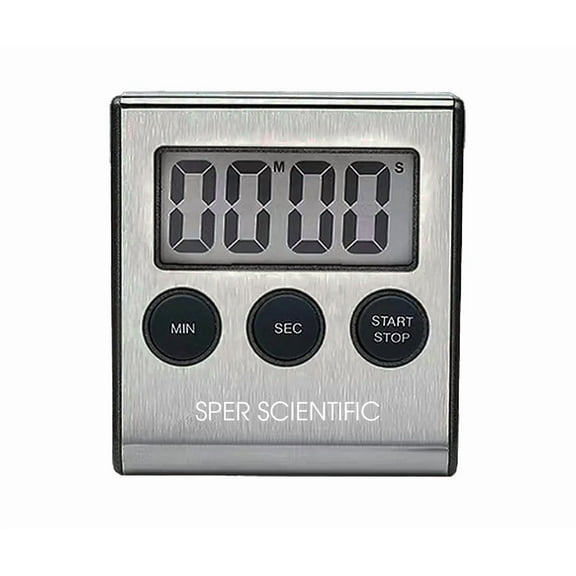 Stainless Steel Digital Lab   Kitchen Timer