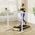 thumbnail image 4 of Costway 63 x 24 Inch Sit Stand Desk Height Adjustable Electric Standing Desk White, 4 of 10