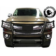 Black Horse Grille brush Bumper Guard Modular Black Compatible with 2015-2022 Chevrolet Colorado|2015-2022 GMC Canyon(Excludes ZR2 submodel)-17GC15MA