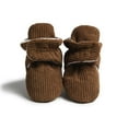 thumbnail image 4 of Fesfesfes Baby First Walking Shoes Fall Winter Non Slip Sole Comfortable Shoes Toddlers Childrens Soft Breathable Baby Footwear Casual Wear Indoor Outdoor Holiday Party(Brown,12-18 Months), 4 of 8