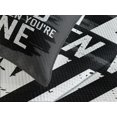 thumbnail image 4 of Ambesonne Fitness Quilted Bedspread Set 3 Pcs, Dont Stop Keep Moving, Queen Size, Charcoal Grey White, 4 of 5