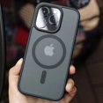 thumbnail image 4 of Magnetic Luxury Matte Shockproof Translucent Armor Case For iPhone 15 14 13 12 11 Pro Max Plus Magsafe Hard PC Bumper Cover, 4 of 5