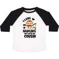 thumbnail image 3 of Inktastic Monkey I Love Hanging out with My Cousin Boys or Girls Toddler T-Shirt, 3 of 5