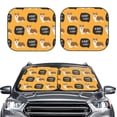 thumbnail image 2 of Saiise Corgi for Foldable Car Sun Shades (2-Pack) Offer Sun Protection with an Easy-fold Design for Convenient Windshield Shading-Medium, 2 of 6