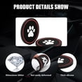 thumbnail image 4 of Yazoeia Bling Paw Car Cup Holder Coaster, 2 PCS Non-Slip Auto Cup Coasters, Shiny Crystal Rhinestone Insert Decorative Cup Mat, Universal Vehicle Interior Accessories for Most Cars (Black, 4 of 6