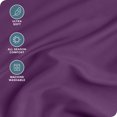 thumbnail image 2 of Bare Home Fitted Sheet - 22" Extra Deep Pocket - Premium 1800 Collection - Queen, Plum, 2 of 7