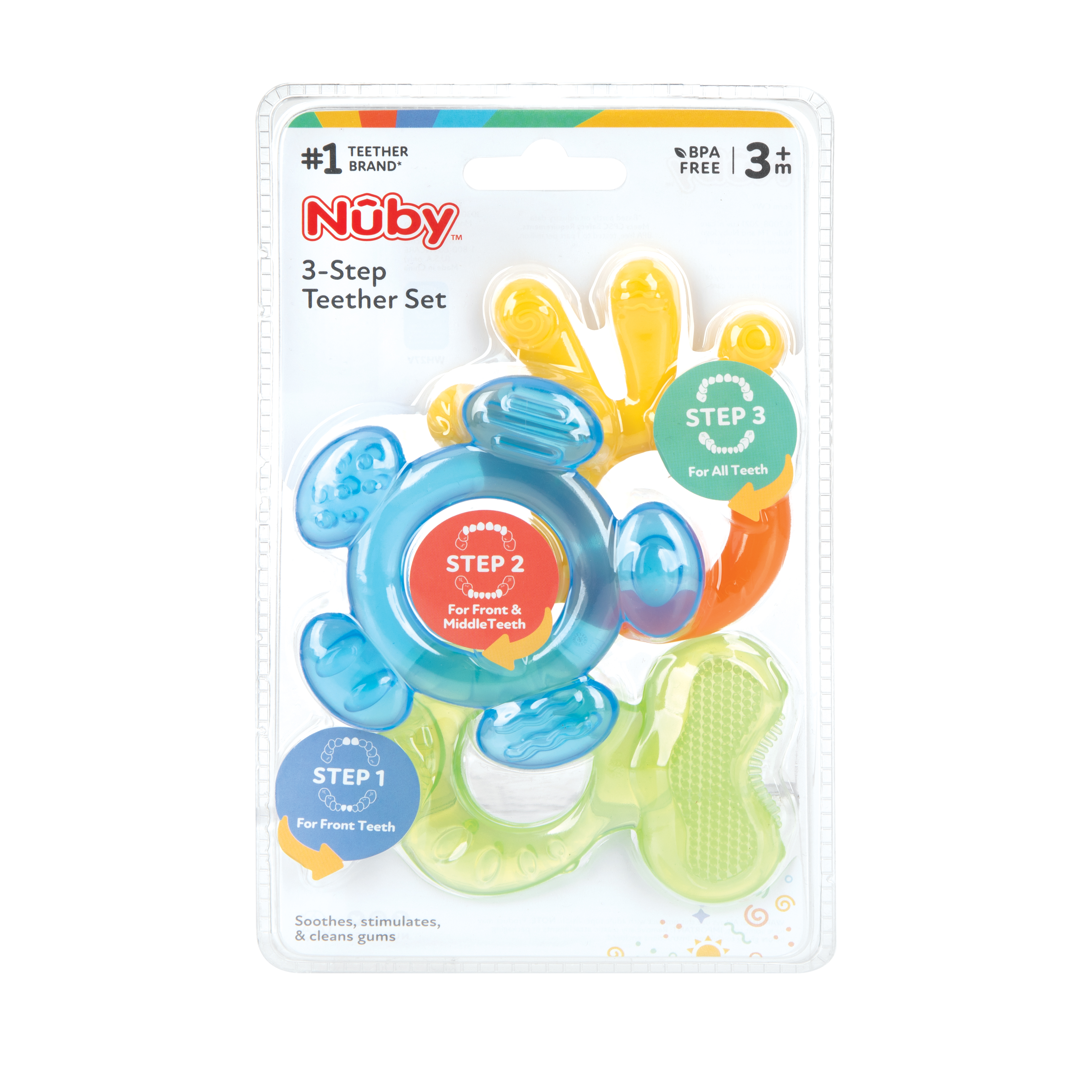 Nuby 3-Step Soothing Teether Set photo 7