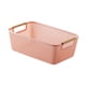 thumbnail image 4 of Organizador para almacenamiento, soporte para ropa, contenedor de juguetes para cocina y mesa Rosa, 4 of 9