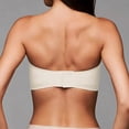 thumbnail image 2 of VISALY Strapless Push Up Bras for Women Push Up Bandeau Non-Slip Wireless No Underwire Seamless Padded Jelly Bra No Underwire Supportive Tube Top Seamless Braslettes Full Coverage Bras White S, 2 of 9