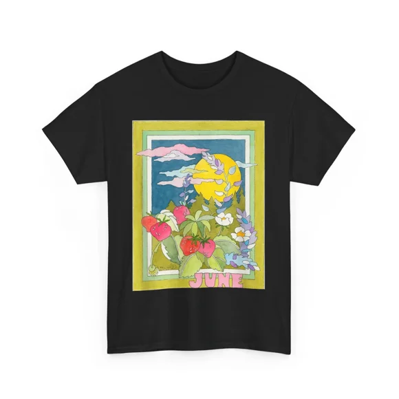June Strawberry Moon Astronomy Celestial Lunar Event Aesthetic Unisex T-Shirt U12291, up to size 5XL