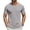 Light Grey, variant on Men's T Shirts Short Sleeve Classic V Neck T-Shirt Casual Summer Basic Tee Shirt