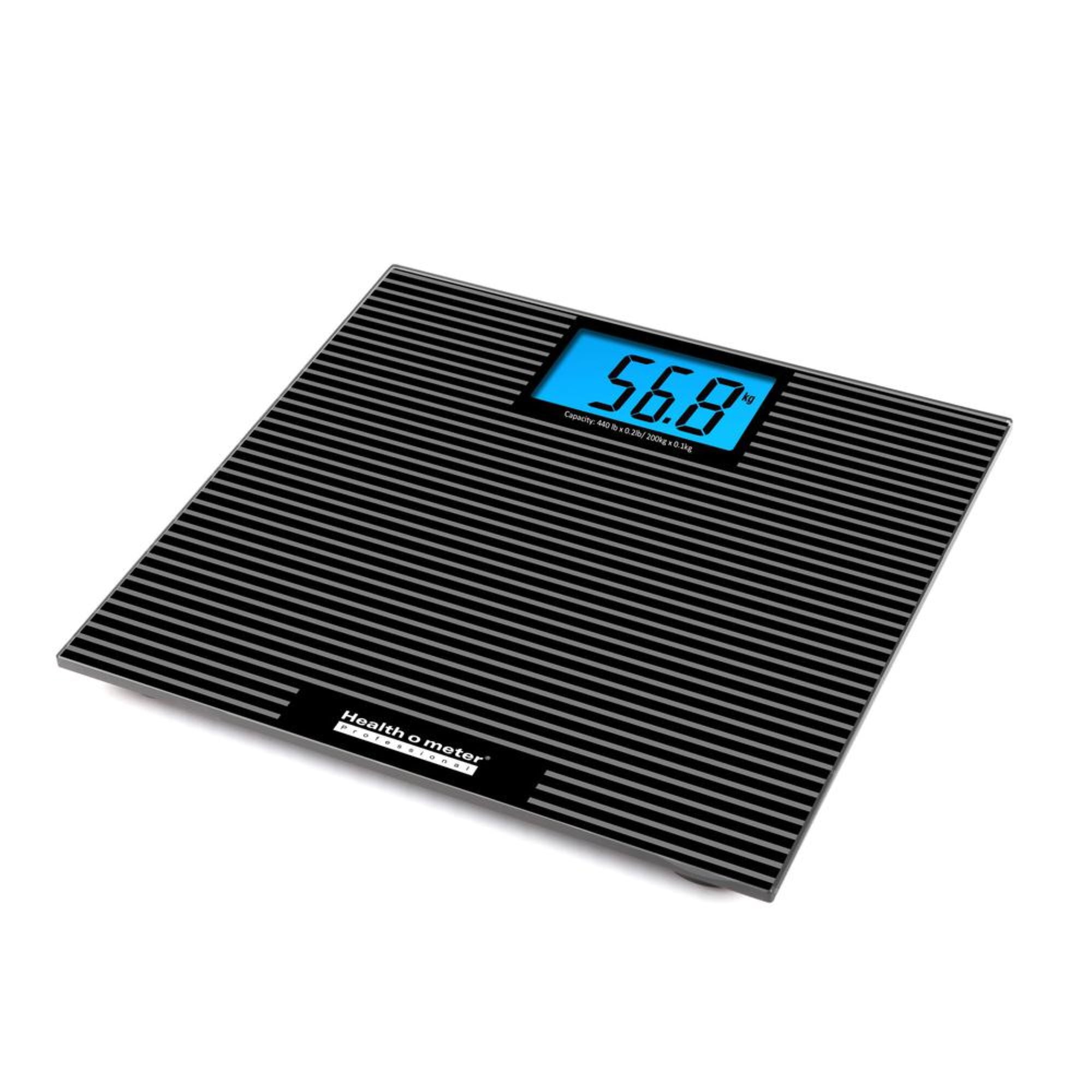 Health o Meter Digital Glass Scale - 440 lb / 180 kg Maximum Weight Capacity - Black Health o Meter Digital Glass Scale - 440 lb / 180 kg Maximum Weight Capacity - Black